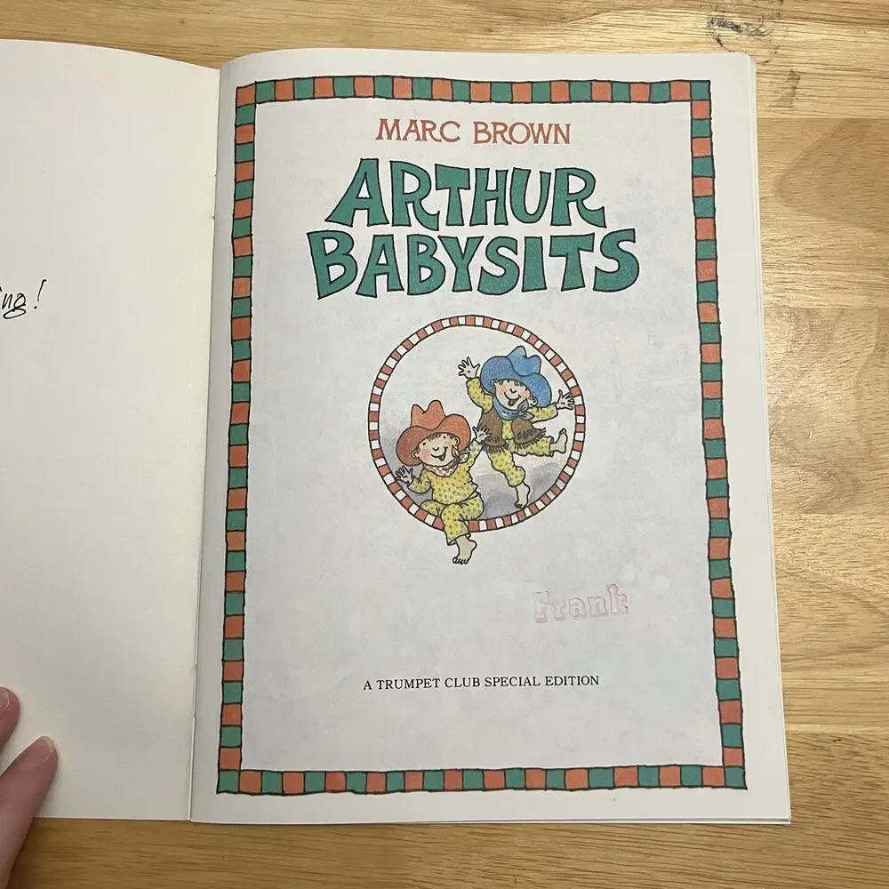 Arthur Babysits Marc Brown 1993 Paperback An Arthur Adventure Trumpet Club